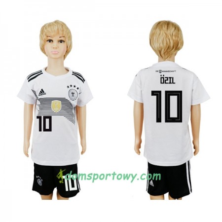 Koszulka Niemcy Ozil 10 Dziecięcy Domowe Koszulki Piłkarskie Mistrzostwa Świata 2018